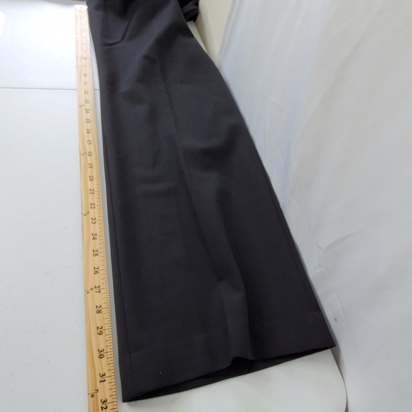 Talbots Wide Leg Hollywood Pants Size 16 Viscose Hi-Rise Black Trousers Career - Picture 10 of 14